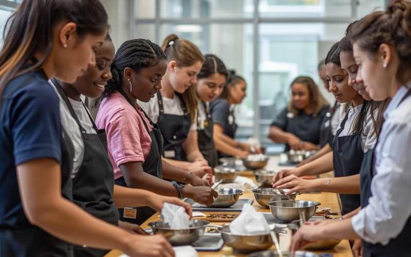 hospitality students