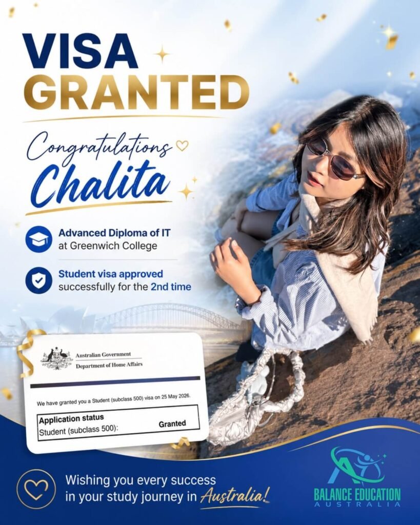 Visa Granted- Chalita