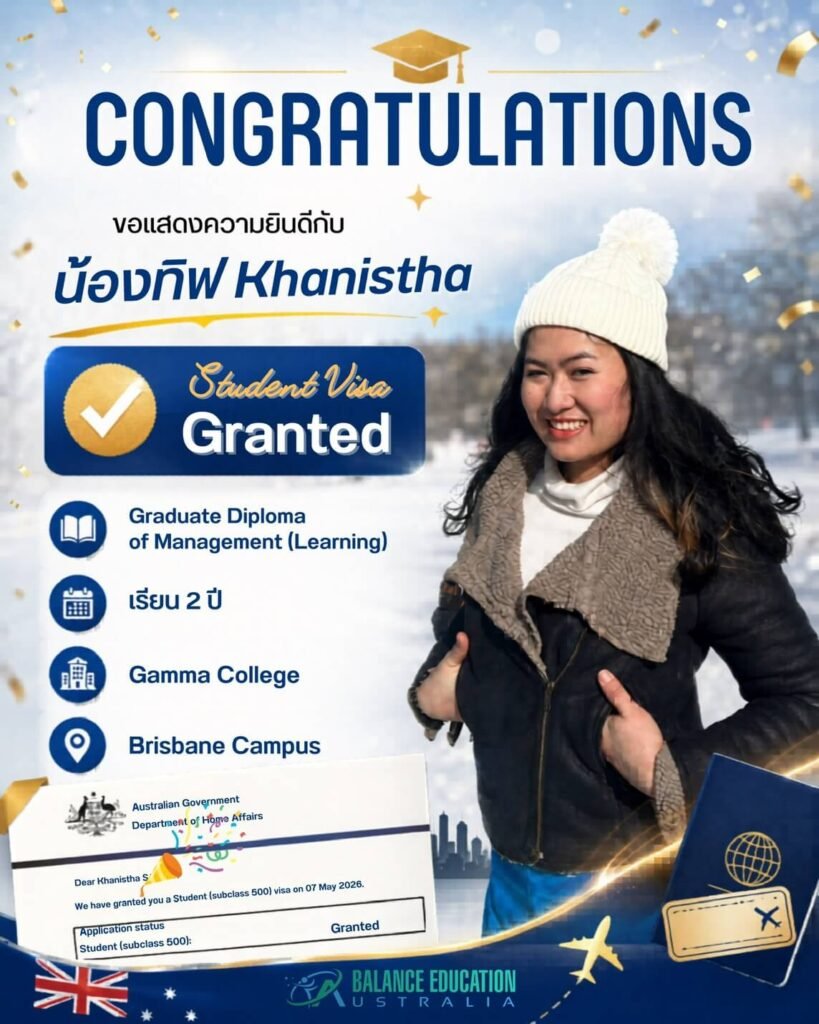 Visa Granted- Khanistha